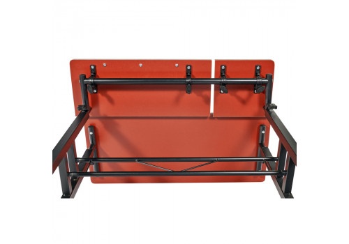 Стол многофункциональный Shuttle 80х58х80-130см, темное дерево, чёрный