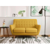 Диван Picasso двухместный горчичный, рогожка