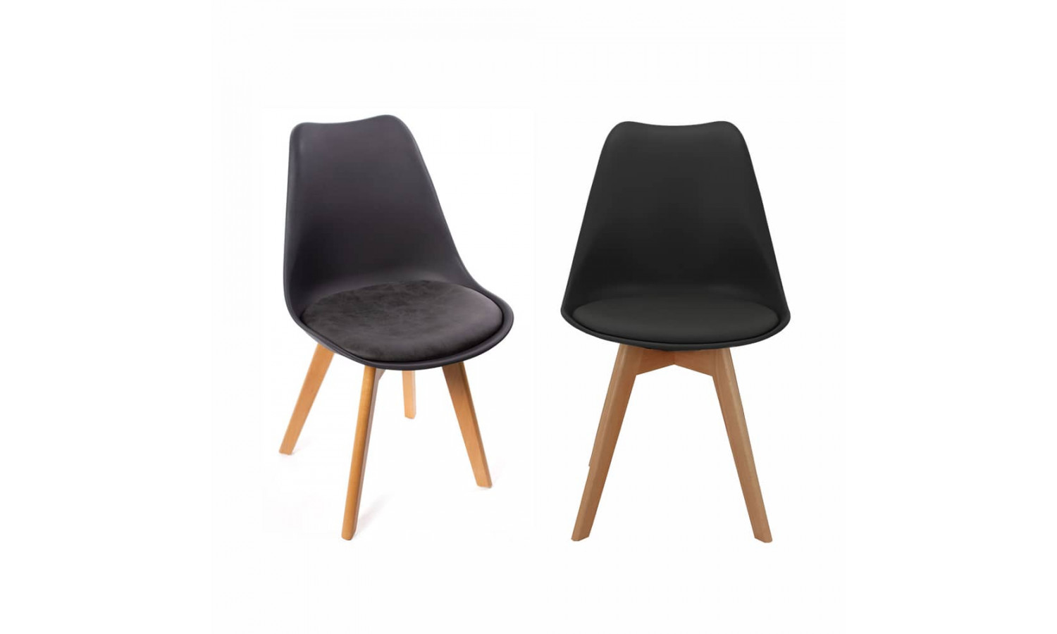 Комплект из 2-х стульев Eames Bon чёрный