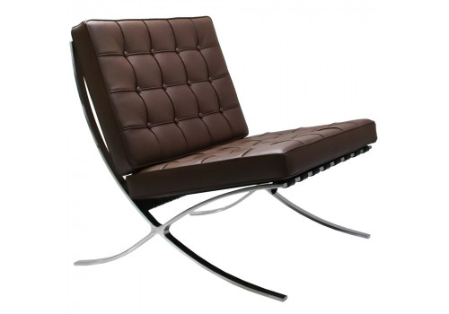 Кресло BARCELONA CHAIR коричневый