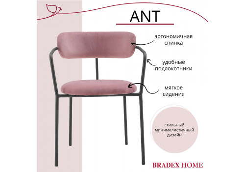 Стул Ant пудровый