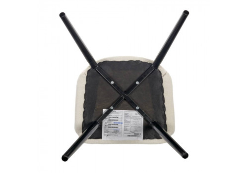 Стул Bruno белый, искусственный мех