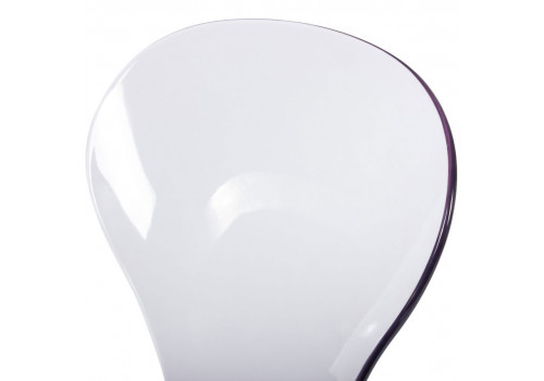 Стул Babel чёрный с прозрачными ножками