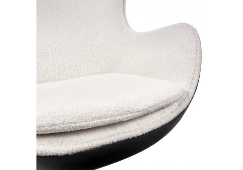 Кресло EGG STYLE CHAIR черный, экокожа