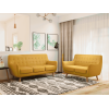 Диван Picasso двухместный горчичный, рогожка