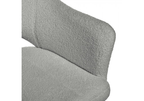 Стул Bruno светло-серый, искусственный мех