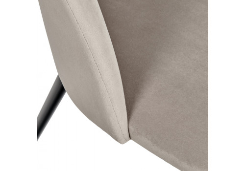 Стул Leo вращающийся на колесиках латте