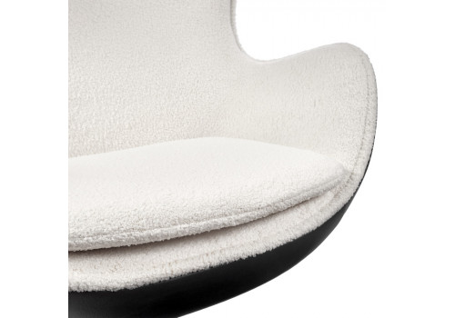 Кресло EGG STYLE CHAIR черный, экокожа