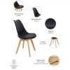 Комплект из 2-х стульев Eames Bon чёрный