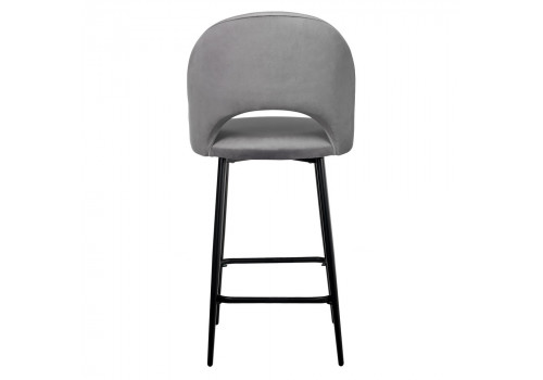 Стул полубарный Leo темно-серый