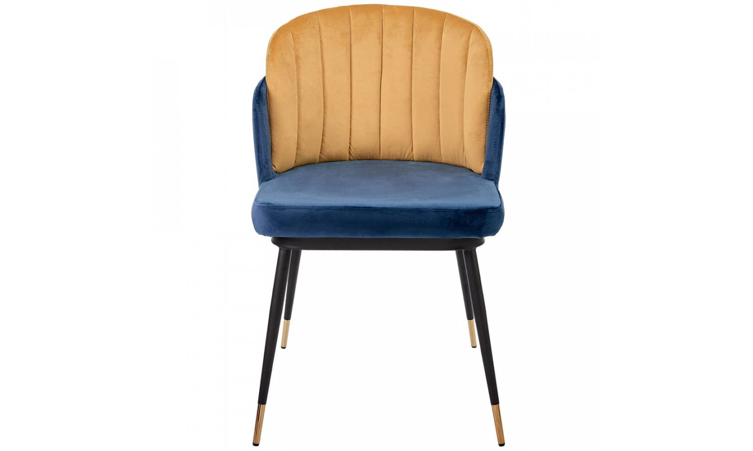 Стул Peki синий, горчичный