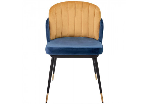 Стул Peki синий, горчичный
