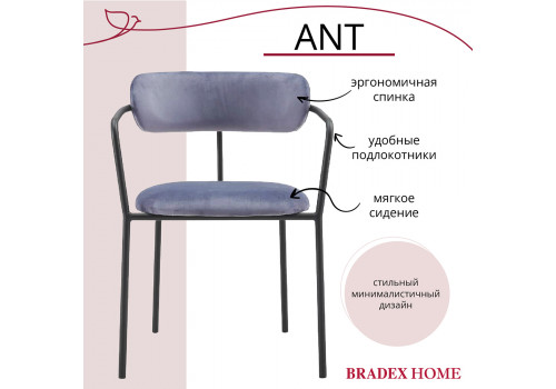 Стул Ant серый