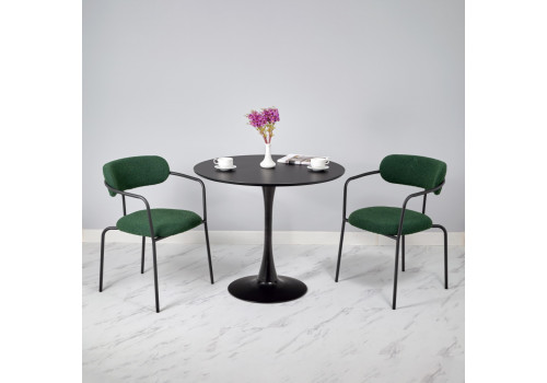 Стол Tulip диам. 90см, черный