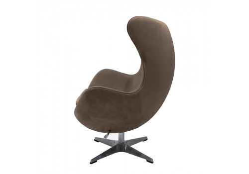 Кресло EGG STYLE CHAIR латте, искусственная замша FR 0647