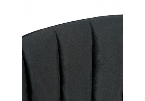 Стул полубарный Turin чёрный с золотыми ножками