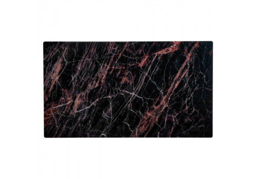 Стол Areal раскладной 140-180х80х75 чёрный мрамор с чёрными ножками