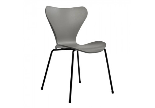 Стул Seven Style серый с чёрными ножками