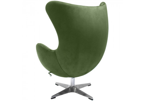 Кресло EGG STYLE CHAIR зеленый, искусственная замша