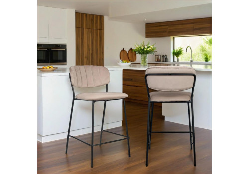 Стул полубарный Carol латте