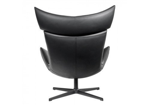 Кресло TORO черный, экокожа