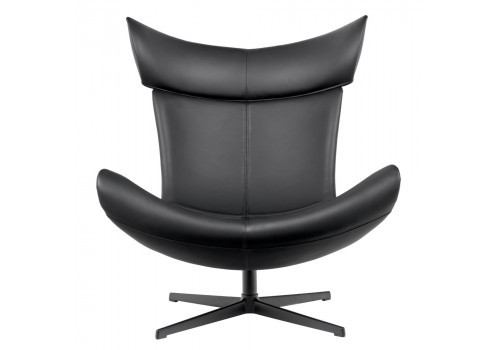 Кресло TORO черный, экокожа