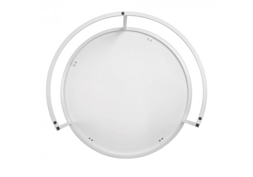 Набор кофейных столиков Tango бежевый мрамор с белыми ножками, 2шт