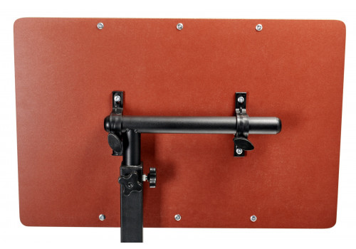 Стол многофункциональный на колёсах, 60x40 см, «РОЛЛИНГ»1 ножка, регул.высота, наклон столешницы, ограничит., мдф, металл, св.дерево, черный