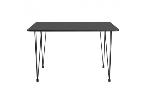 Стол Solution 120x80х75,5см, чёрный