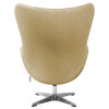 Кресло EGG STYLE CHAIR карамельный, искусственная замша – Bradex home