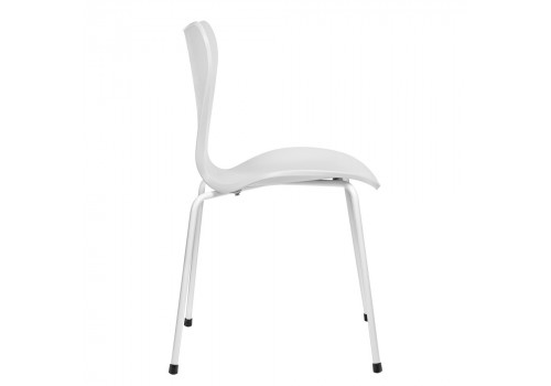 Стул Seven Style белый с белыми ножками
