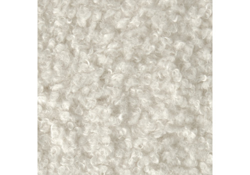 Стул Lucas белый искусственный мех с ножками цвета орех