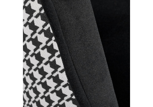 Стул Paola чёрный с жаккардом