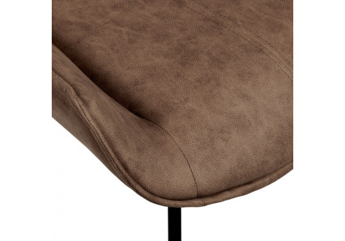 Стул Soft коричневый, искусственная замша