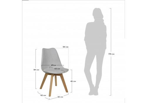 Комплект из 2-х стульев Eames Bon чёрный