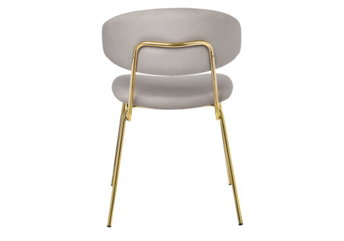 Стул Elle серый с золотыми ножками RF 0781