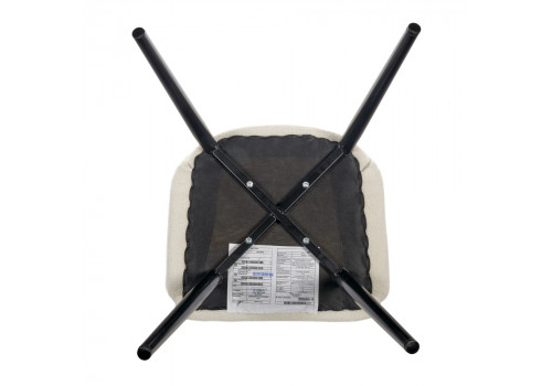 Стул Bruno белый, искусственный мех