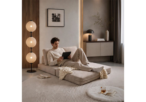 Диван Флекс двухместный раскладной бежевый – Bradex home
