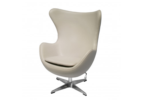 Кресло EGG STYLE CHAIR латте, экокожа