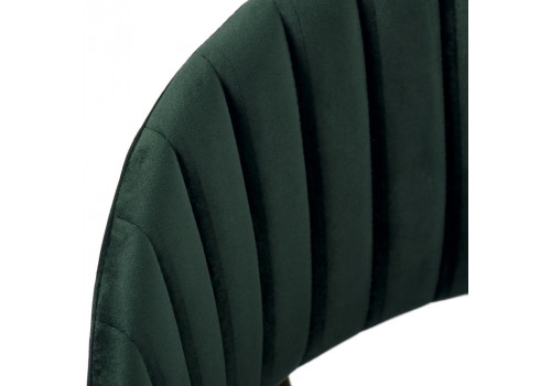 Стул Turin зеленый с золотыми ножками