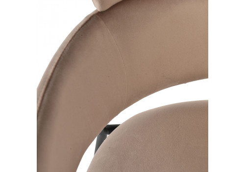 Стул Napoli латте с черными ножками