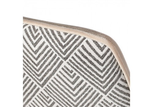 Стул Dave латте с жаккардом