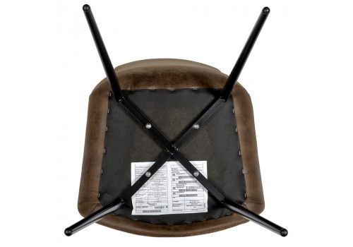 Стул Chester искусственная замша, коричневый