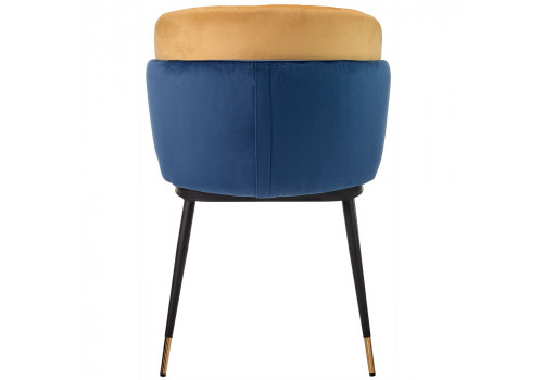 Стул Peki синий, горчичный