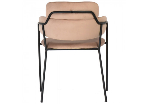 Стул Napoli латте с черными ножками