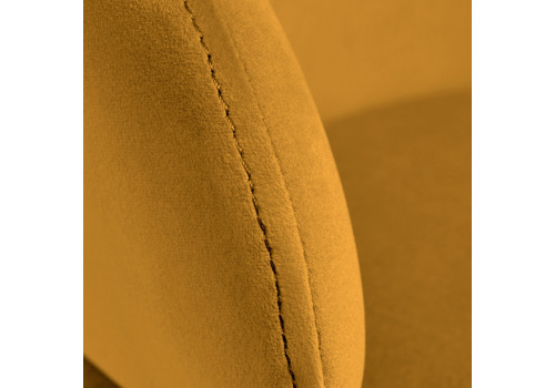 Стул-полукресло Emil медовый с золотыми ножками