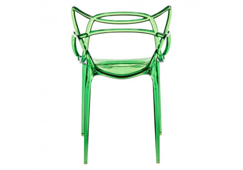 Стул Masters прозрачный зелёный