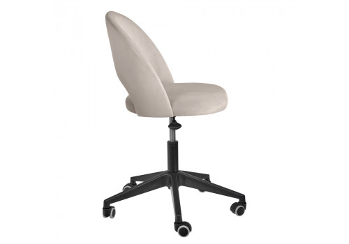 Стул Leo вращающийся на колесиках латте