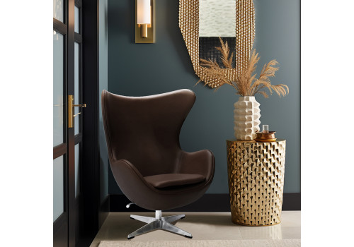 Кресло EGG STYLE CHAIR натуральная кожа
