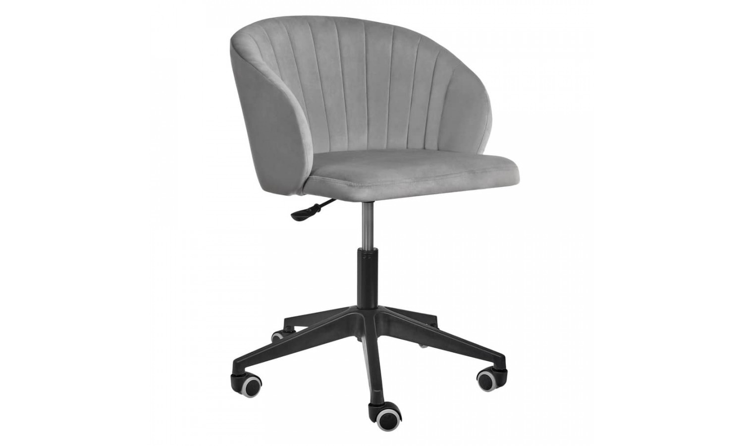 Стул Paola вращающийся на колесиках темно-серый